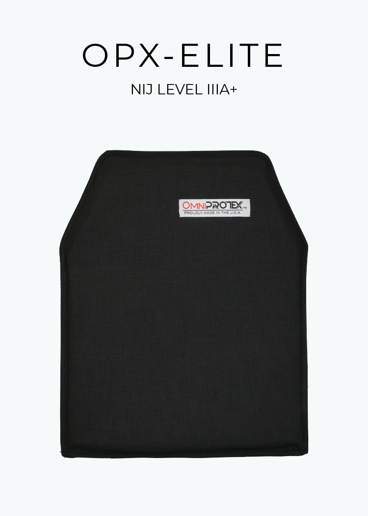 OPX-ELITE Soft SAPI Armor Insert Level IIIA+ | NIJ .06